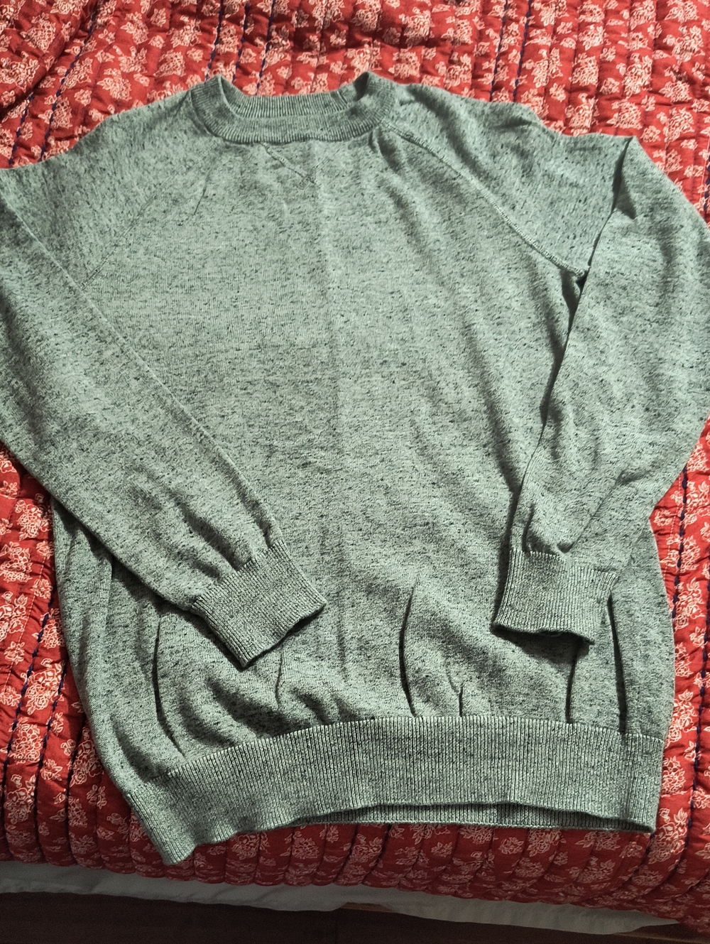 H&M Heather Green Crewneck Sweater